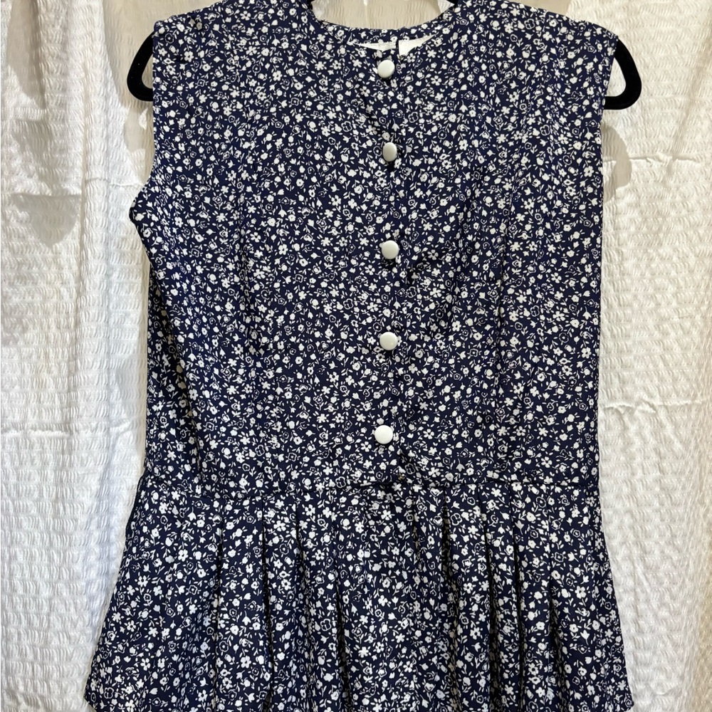 Liz Roberts Vintage Peplum Top 1980's-1990's Size: Medium/Small